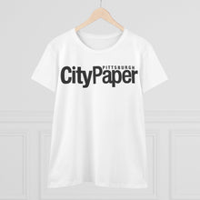 Load image into Gallery viewer, Fitted City Paper Tee w/ Black Logo