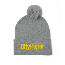 Load image into Gallery viewer, City Paper Pom-Pom Knitted hat