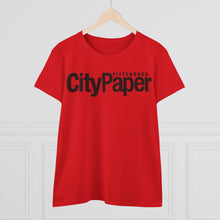 Load image into Gallery viewer, Fitted City Paper Tee w/ Black Logo