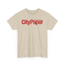 Load image into Gallery viewer, Classic City Paper Tee w/ Red Logo