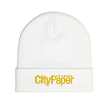 Load image into Gallery viewer, City Paper Embroidered Knit Beanie