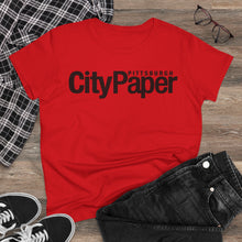 Load image into Gallery viewer, Fitted City Paper Tee w/ Black Logo