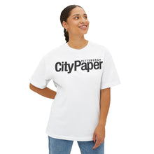 Load image into Gallery viewer, Oversized City Paper Boxy Tee w/ Black Logo