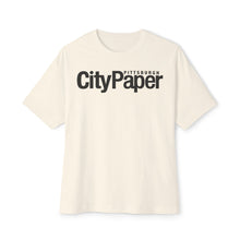 Load image into Gallery viewer, Oversized City Paper Boxy Tee w/ Black Logo