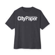 Load image into Gallery viewer, Oversized City Paper Boxy Tee w/ White Logo