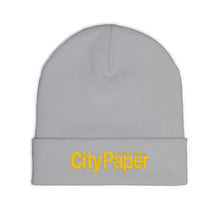 Load image into Gallery viewer, City Paper Embroidered Knit Beanie