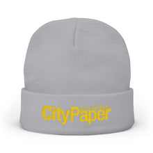 Load image into Gallery viewer, City Paper Embroidered Knit Beanie