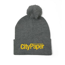 Load image into Gallery viewer, City Paper Pom-Pom Knitted hat