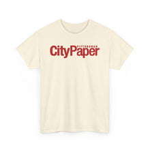 Load image into Gallery viewer, Classic City Paper Tee w/ Red Logo