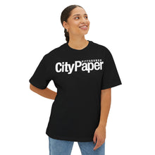 Load image into Gallery viewer, Oversized City Paper Boxy Tee w/ White Logo
