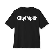 Load image into Gallery viewer, Oversized City Paper Boxy Tee w/ White Logo