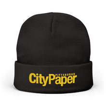 Load image into Gallery viewer, City Paper Embroidered Knit Beanie