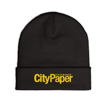 Load image into Gallery viewer, City Paper Embroidered Knit Beanie
