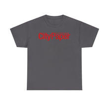Load image into Gallery viewer, Classic City Paper Tee w/ Red Logo
