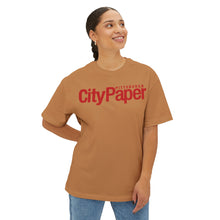 Load image into Gallery viewer, Oversized City Paper Boxy Tee w/ Red Logo
