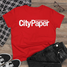 Load image into Gallery viewer, Fitted City Paper Tee w/ White Logo
