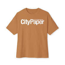 Load image into Gallery viewer, Oversized City Paper Boxy Tee w/ White Logo
