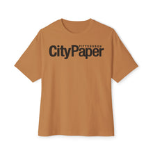 Load image into Gallery viewer, Oversized City Paper Boxy Tee w/ Black Logo
