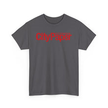 Load image into Gallery viewer, Classic City Paper Tee w/ Red Logo
