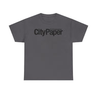 Classic City Paper Tee w/ Black Logo