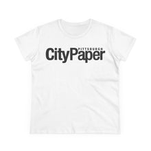 Load image into Gallery viewer, Fitted City Paper Tee w/ Black Logo
