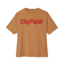 Load image into Gallery viewer, Oversized City Paper Boxy Tee w/ Red Logo
